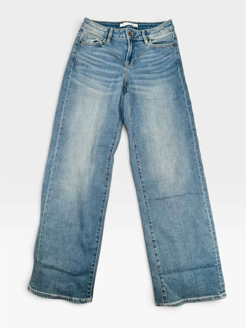 Altard State High Rise Wide Leg Jeans Size 26 Womens Light Wash Denim EUC⁠